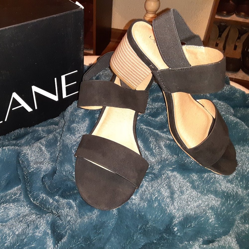 New Lane Bryant Sandals womens size 8 w black